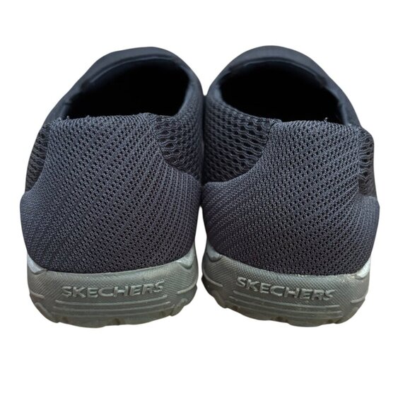SKECHERS Memory Foam Slip On Navy Blue Relaxed Fit Size 9 Style 49244 EUC - Picture 5 of 10